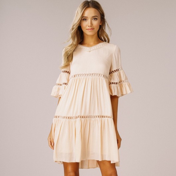 ruffle babydoll dress